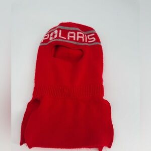 vVntage Polaris Full-face Knit Snowmobile Ski Mask Red